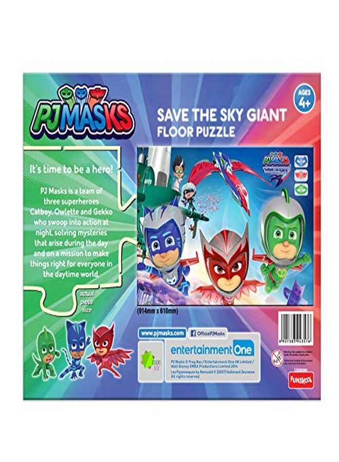 Funskool-PJ Maks Save The Sky Giant Floor,Educational,48 Pieces,Puzzle,for 4 Year Old Kids and Above,Toy - Image 3